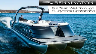 2023 Bennington 30QX - In Action, Full Walkthrough, & Joystick Tutorial On Lake of The Ozarks