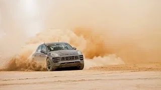 Testing the new Porsche Macan in the desert