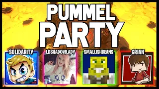 I Played PUMMEL PARTY And This Happened.. | Ft. Grian, LDShadowLady & SmallishBeans