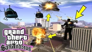 لن تصدق القوة المرعبة التي يمتلكها هذا السلاح الخارق في قراند سان اندرياس  GTA San Andreas mod Guns