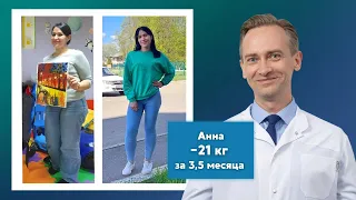 Анна -21 кг за 3,5 месяца. Лайфхаки для похудения