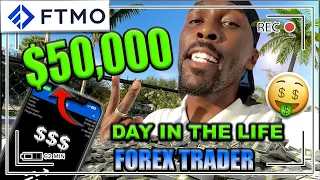 DAY IN THE LIFE OF BECOMING A 50K FTMO FUNDED TRADER: PART 1