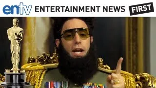 SACHA BARON COHEN RETALIATES: Video Response 'The Dictator' Admiral General Fires At Oscars: ENTV