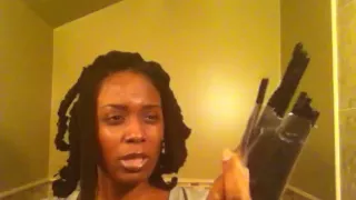 Sisterlocks Request - How I curl my hair with pipe cleaners - pt.1