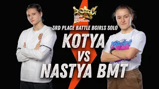 Nastya BMT vs Kotya ★ 3rd Place Battle BGirls Solo ★ 2021 ROBC x WDSF