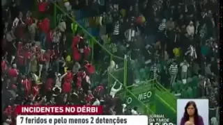 Desacatos no derbi Sporting - Benfica