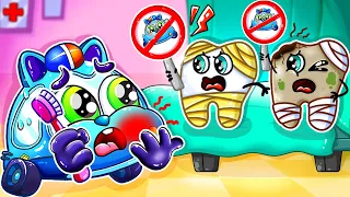 Oh No! Brush Your Teeth, Baby 🪥😬 Learn Healthy Habits for Kids🚓🚌🚑🚗+More Nursery Rhymes by BabyCars