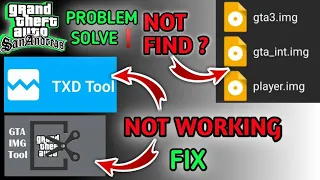 GTA IMG TOOL NOT WORKING FIX ANDROID 11 AND 12 || GTA SAN ANDREAS ANDROID