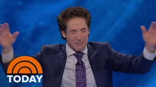 Joel Osteen overcome with emotion at first service since shooting