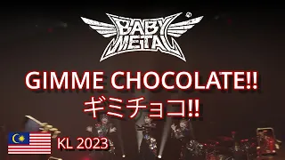 BABYMETAL - GIMME CHOCOLATE!! - ギミチョコ！！(World Tour 2023 in Kuala Lumpur) [4K Fancam]