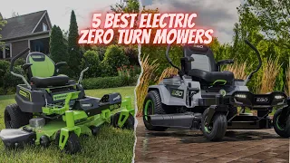 5 Best Electric Zero Turn Mowers in 2023!