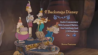 Pinocchio:70th Anniversary Platinum Edition (Disc 1) 2009 DVD Menu Walkthrough