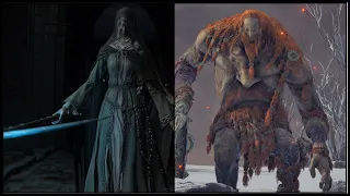 Sister Friede vs Fire Giant | Live Stream | DS3 cosplay in Elden Ring