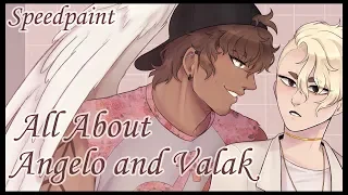 All About Angelo and Valak Pt:1~! [OC SPEEDPAINT] (w/ voiceover)