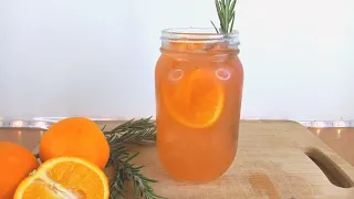 Orange & Rosemary Blush 🍊🌿 Non-alcoholic Mocktail