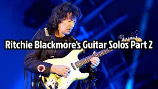 Ritchie Blackmore's Guitar Solos PART 2