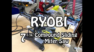 Ryobi 7 1/4 Sliding Compound Miter Saw Review