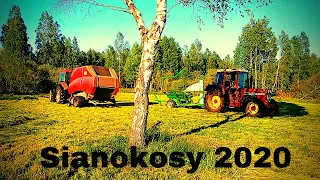 Akcja sianokosy 2020.Koszenie|Prasowanie|Owijanie. Awid Czyżew.Talex opti-cut 280.Case 844 xl.Zetor.