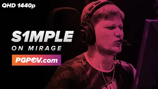 [CSGO DEMO] s1mple (Natus Vincere) vs Complexity / 26-14 / Mirage // POV - Point of View