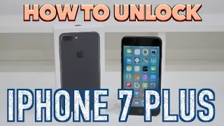 How to Unlock iPhone 7 Plus (+) ANY NETWORK (Sprint, Verizon, AT&T, T-Mobile, Boost Mobile, etc)