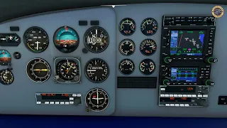 Microsoft Flight Simulator 2020: PC-6 - HSI CDI and GNS530 Mod OBS Function Test 77