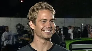 FLASHBACK: Paul Walker on the Set of 'The Fast and the Furious' in 2000