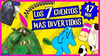 7️⃣ CUENTOS DIVERTIDOS para niños para MORIRSE de RISA 📚🤣 MIX de 47 min