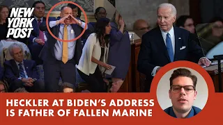 Heckler at Biden's SOTU address is father of fallen marine