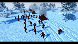 Armymen Of Warfare, The Winter War! Massive Red Union Attack!