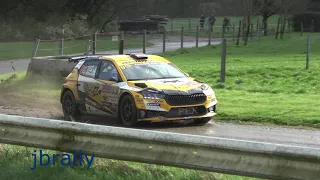 rally des ardennes 2024 with mistake en crash