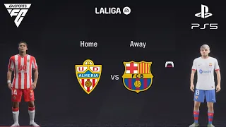 EA SPORTS FC 24 - UD Almeria vs FC Barcelona | LaLiga | PS5 Gameplay