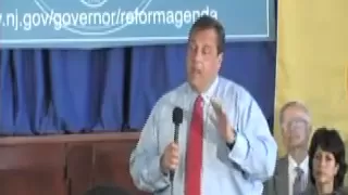 Governor Christie Responds To Teacher During Town Hall