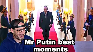 REACTION to Best Moments of Vladimir Putin 2018. Putin New style. Extraordinary Putin's Walk.