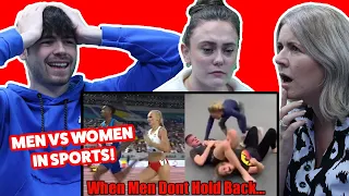BRITISH FAMILY REACTS! Men vs Women in Sports!