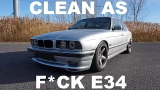 Cleanest BMW E34 540i, Ever? (Walkaround & Test Drive)