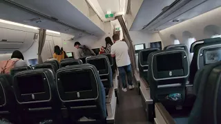 Cathay Pacific CX Disembarkation and Flight Transfer in Hong Kong International Airport HKIA HKG