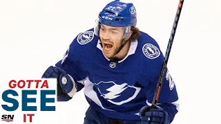 GOTTA SEE IT: Brayden Point Scores In 5TH OVERTIME  To Give Lightning Game 1 Win Over Blue Jackets