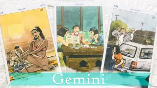 Gemini at the same place but not the right time to speak up. Someone is jealous