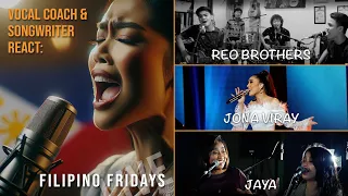 Filipino Fridays #006: Vocal Coach & Songwriter React REO Brothers, Jona Viray & Jaya