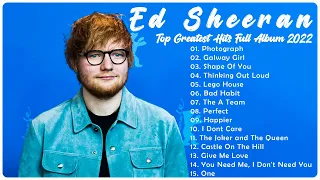 Ed Sheeran Greatest Hits Full Album NO ADS  💝- Top 20 Best Songs of Ed Sheeran Playlist 2022 💝