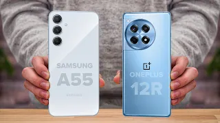 Samsung A55 Vs OnePlus 12R | Full Comparison ⚡ Which one is Best?