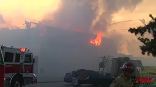 San Bernardino   2 Alarm Commericial Structure Fire 3-13-22
