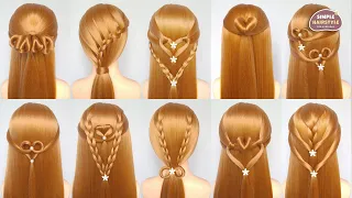 10 Simple Hairstyle For Everyday | Superior Ponytail Hairstyle For Girls | Hairstyle For Outgoing