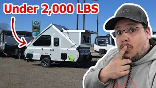 This Aliner has a Toilet and A Shower and still under 2000 lbs! | 2023 Aliner LXE