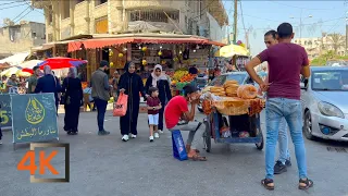 Palestine 🇵🇸 Gaza Strip Palestine Walking Tour | Walking Tours In Arab Countries | قطاع غزة فلسطين