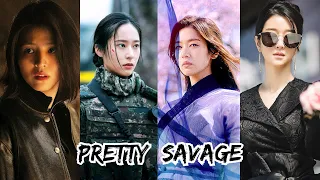 Pretty Savage | Multifemale Korean (badass moments)