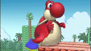 Craft Red Yoshi Vore (Egg Lay)