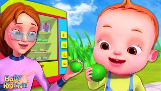 Healthy Snacks Song | Baby Ronnie Rhymes | Nursery Rhymes & Kids Songs | Good Habits Songs