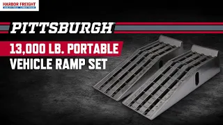 Pittsburgh Automotive 13,000 Lb. Portable Vehicle Ramp Set