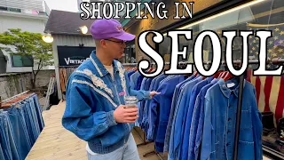 Thrifting in Korea 🇰🇷 Vintage Shopping in Seoul Vlog, Hongdae Vintage shops, Select Shops 2024